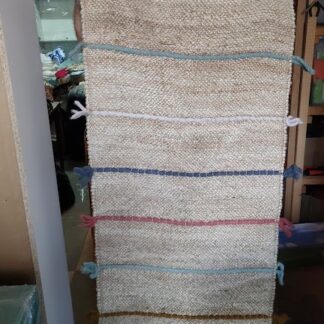 Килим - Юта с цветни въжета